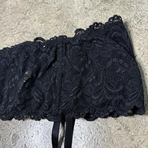 Cacique women’s lace corset garter belt size 18/20 black - Picture 4 of 6